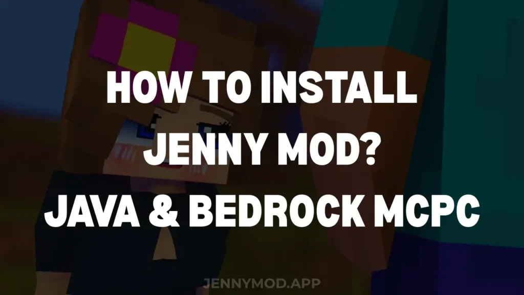 HOW TO INSTALL JENNY MOD JAVA & BEDROCK MCPC